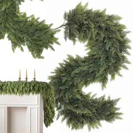 girlanda-swiateczna-180-cm-na-balustrade-kominek-drzwi