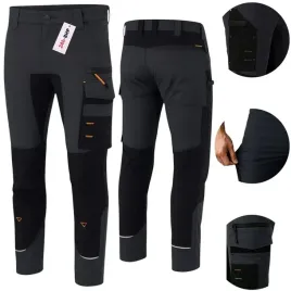 elastyczne-spodnie-robocze-meskie-bhp-stretch-mocne-ochronne-spandex-szare