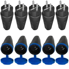 5x-wtyczka-gniazdo-gumowa-hermetyczna-uziemieniem-montazowa-16a-230v-zestaw