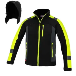 kurtka-robocza-softshell-roboczy-odblaskowa-ostrzegawcza-z-kapturem