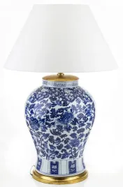 lampa-porcelanowa-z-abazurem-bialo-niebieska-stolowa-ceramiczna-orientalna