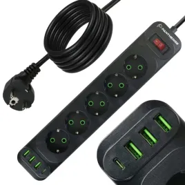 listwa-zasilajaca-przedluzacz-pantherise-5-gniazd-4xusb-kabel-5m-3x15m