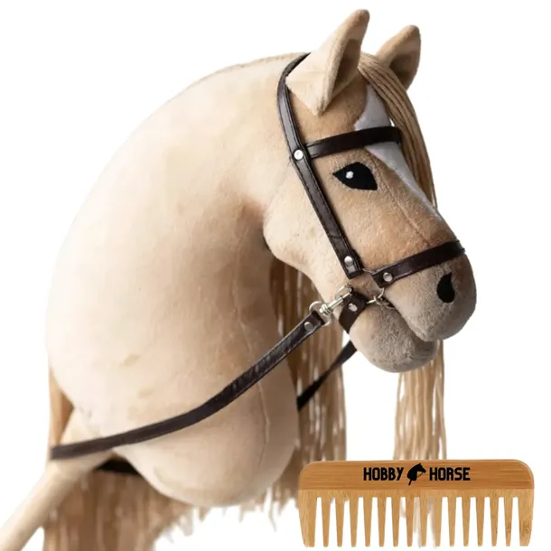 HOBBY HORSE A4 KONIK GŁOWA KOŃ NA KIJU KONIA Z GRZYWĄ DO SKAKANIA GRZEBIEŃ
