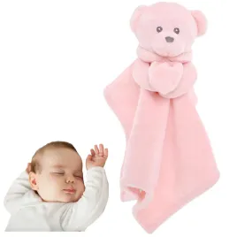 szmatka-przytulanka-kocyk-mis-dla-niemowlat-uspokajacz-tulis-lorelli-rozowy