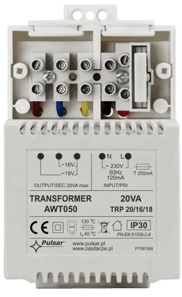 transformator-do-central-alarmowych-pulsar-awt050-typ-alarmu-przewodowy