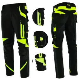 spodnie-robocze-elastyczne-odblaskowe-neon-do-pracy-stretch-spandex-bhp