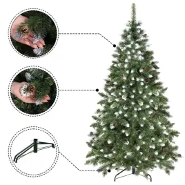 choinka-sztuczna-sosna-diamentowa-180cm-gesta-piekna-osniezona-stojak