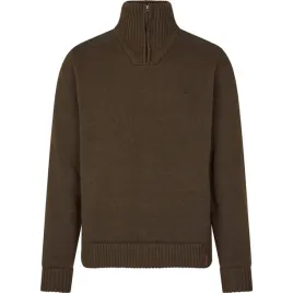 sweter-seeland-haze-windbreaker-knit-dark-brown-xxxl