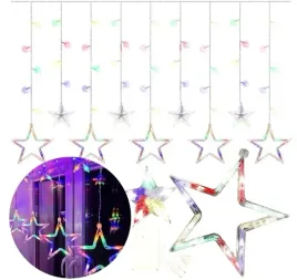 kurtyna-led-gwiazdy-lampki-choinkowe-girlanda-wiszace-sople-okno-multikolor