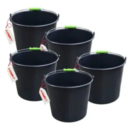 5x-wiadro-15l-budowlane-plastikowe-gospodarcze-z-podzialka-czarne