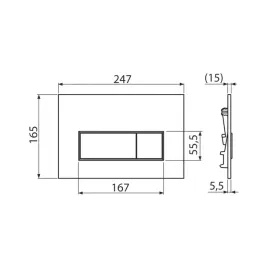 przycisk-splukujacy-do-wc-alcadrain-alcaplast-delfin-m578-czarny-mat-thin