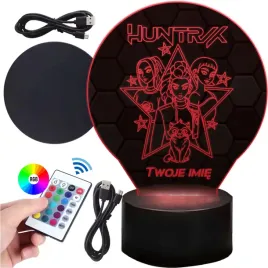 lampka-nocna-z-imieniem-prezent-swieta-mikolaj-kpop-demon-hunters-huntrix