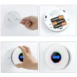 czujnik-czadu-i-dymu-2w1-detektor-tlenku-wegla-lcd-certyfikowany-alarm-x-2-stan-nowy-marka-bez-marki