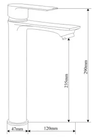 mexen-royo-bateria-umywalkowa-wysoka-zlota
