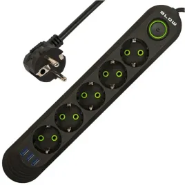 przedluzacz-listwa-zasilajaca-wlacznik-3m-3x-usb-5-gniazd