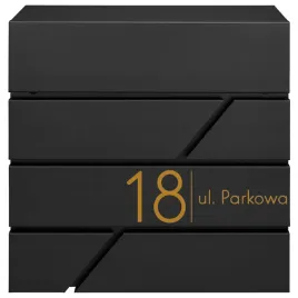 stylowa-czarna-skrzynka-pocztowa-ze-zlotym-wzorem