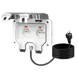 podwojne-gniazdo-zewnetrzne-elektryczne-ogrodowe-wodoszczelne-230v-ip66