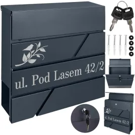 antracytowa-skrzynka-pocztowa-na-listy-z-ozdobnym-wzorem