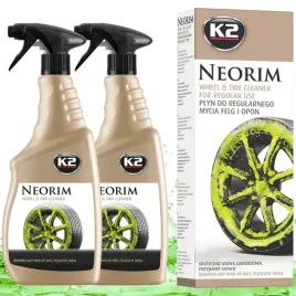 dwa-opakowania-k2-neorim-zasadowego-plynu-o-pojemnosci-700ml-przeznaczonego-do-mycia-i-czyszczenia-felg-opon-oraz-nadkoli