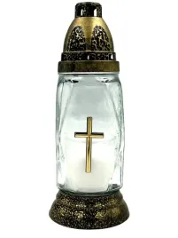 znicz-szklany-zloty-krzyzyk-ornament-12szt-21cm