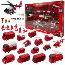 samochodziki-dla-dzieci-zestaw-strazy-pozarnej