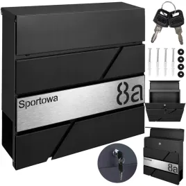 stylowa-czarna-skrzynka-pocztowa-z-laminatu-z-mozliwoscia-grawerowania-wyposazona-w-cichy-domyk-i-opcje-personalizacji