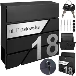 stylowa-czarna-skrzynka-pocztowa-z-laminatu-z-cyframi