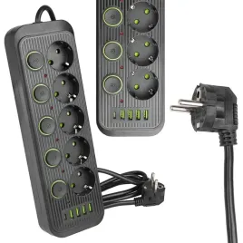 przedluzacz-listwa-zasilajaca-2m-5-gniazda-uziemienie-5x-usb-c-wlacznik