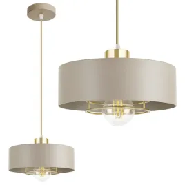 lampa-sufitowa-wiszaca-e27-bezowa-zlota-premium-zyrandol-ecru-gold-20cm