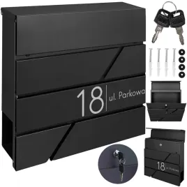 wspolczesna-czarna-skrzynka-pocztowa-z-wzorem