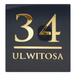 nowoczesna-tabliczka-adresowa-z-numerem-domu-i-ulica-antracyt-zloto