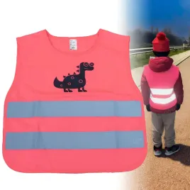 rozowa-kamizelka-ostrzegawcza-odblaskowa-dla-dzieci-rozmiar-100cm-140cm