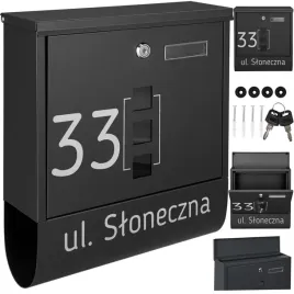 czarna-skrzynka-na-korespondencje-listy-tuba-wzor