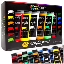 profesjonalny-obszerny-zestaw-farb-akrylowych-colore-zawierajacy-12-tubek-po-75ml