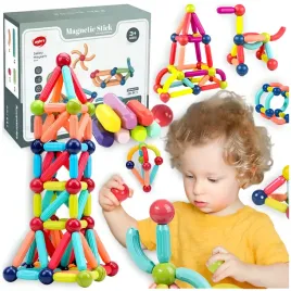 klocki-magnetyczne-konstrukcyjne-edukacyjne-kreatywne-magnetic-sticks-40-el