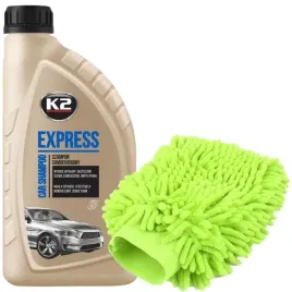 k2-express-1l-efektywny-szampon-do-mycia-samochodow-wraz-z-rekawica-z-mikrofibry
