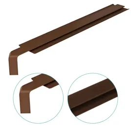 lacznik-alu-aluminiowy-katowy-parapetu-braz-orzech-ral-8011-40cm