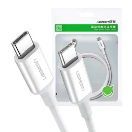 kabel-usb-c-do-usb-c-ugreen-us264-60w-1-5m-bialy