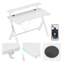 biurko-gamingowe-huzaro-biale-rgb-led-mlodziezowe-male-dla-gracza-120x60