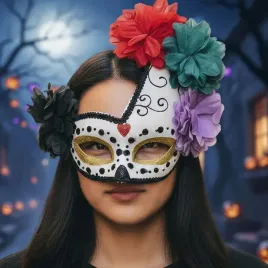 maska-halloween-wenecka-meksykanska-dia-de-muertos-uniwersalna