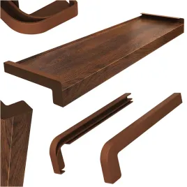 parapet-zewnetrzny-stalowy-stal-laminat-orzech-20-cm-gratis-boczki