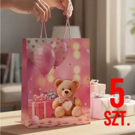 5-pak-torebek-toreb-papierowych-ozdobnych-prezentowych-rozowych-zestaw-w1