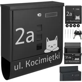 czarna-skrzynka-na-listy-i-poczte-tuba-wzbogacona-o-dekoracyjny-wzor