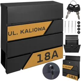 czarna-skrzynka-na-poczte-i-gazety-wzbogacona-o-zloty-wzor