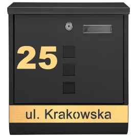 czarna-skrzynka-pocztowa-na-listy-i-korespondencje-z-wzorem-1-laminat-zloty