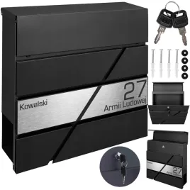 czarna-skrzynka-pocztowa-na-listy-z-adresem-ze-stali