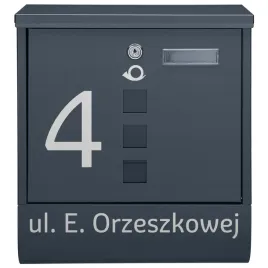 skrzynka-antracytowa-na-poczte-tuba-wzor-i-napis