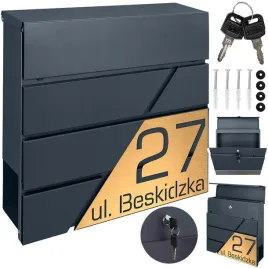 skrzynka-pocztowa-w-kolorze-antracytowym-ze-zlotym-grawerowanym-adresem-wykonanym-z-laminatu
