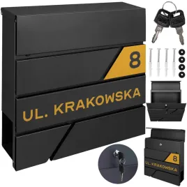 czarna-skrzynka-pocztowa-ze-zlotym-wzorem