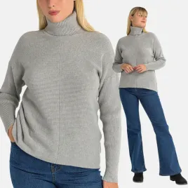 golf-sweter-damski-z-wiskoza-w-prazek-dlugi-rekaw-zaokraglony-tyl-popiel-l